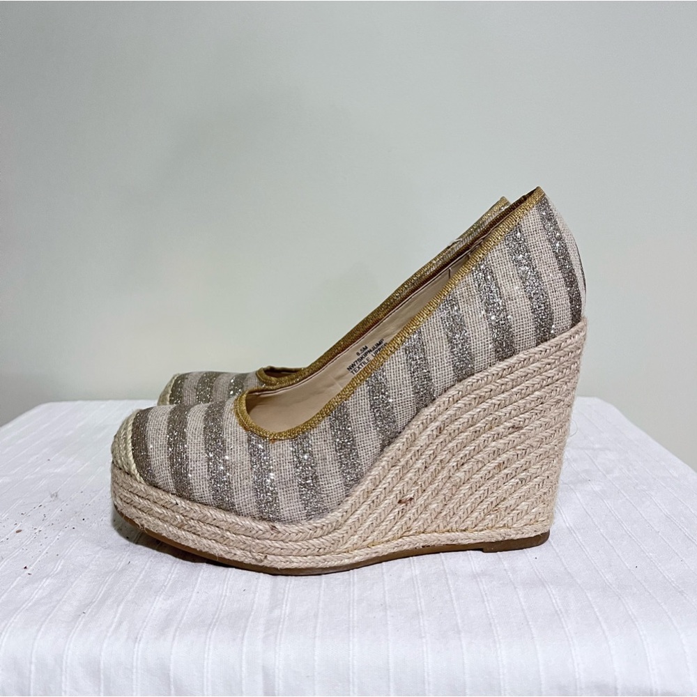 Nine West sparkly espadrilles